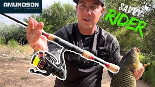 Catching Big Fish on the Amundson Savvy Rider Collapsible Spinning Combo!