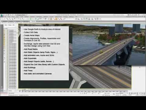 Using 3ds Max Design with Civil 3D - Part 25 - Things to try