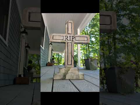 DIY Tombstone Halloween 2023