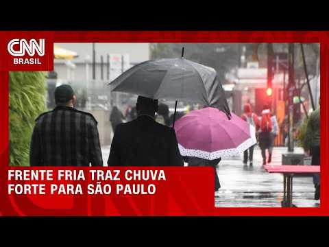 Frente fria chega a SP nesta terça-feira (1º) com chuva, ventania e granizo | CNN NOVO DIA