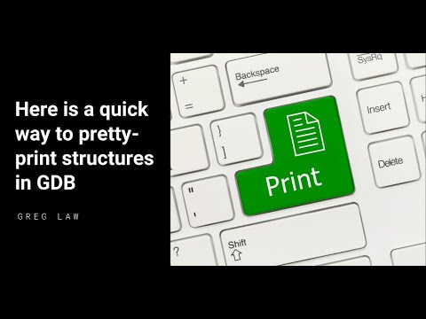 Here is a quick way to pretty-print structures in GDB