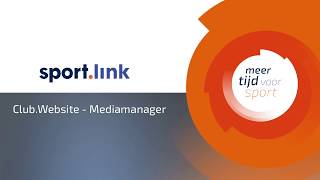 Club.Website - Mediamanager