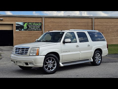 Everything you need to know about the 2005 Cadillac Escalade ESV at I-95 Muscle