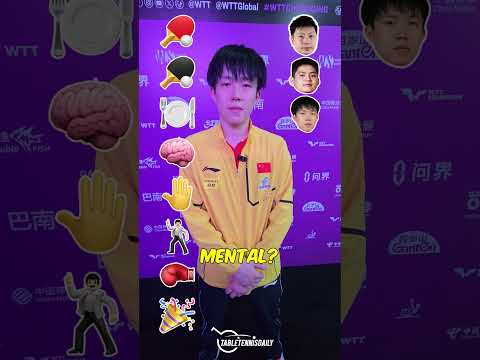 Wang Chuqin builds his ultimate table tennis player! 👷‍♂️🏓