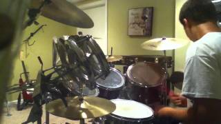 Neil Peart-Hockey Theme Drum Cover