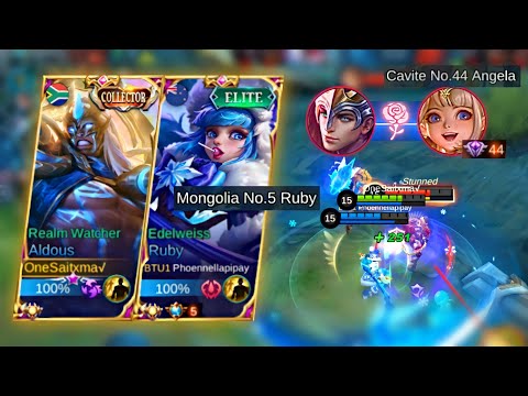 ALDOUS MET TOP 5 SUPREME RUBY IN RANK🔥| ALDOUS OFFLANE ROTATION | ALDOUS BEST BUILD 2021