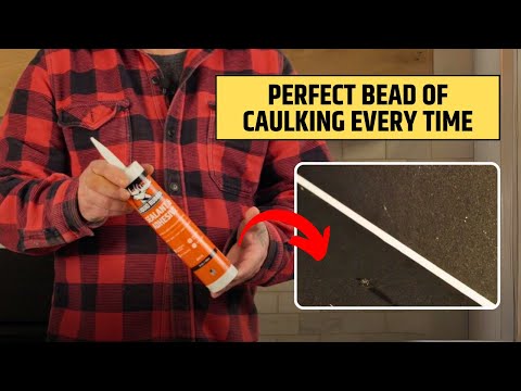 How to get the perfect bead of caulk every time! | Liquid Rubber Sealant & Adhesive Caulking