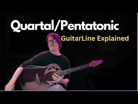 Quartal Pentatonic Guitar Line Lesson/How to Explained