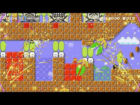 ON/OFF&Coin Speedrun by Kachi~ - Super Mario Maker 2 - No Commentary 1bz