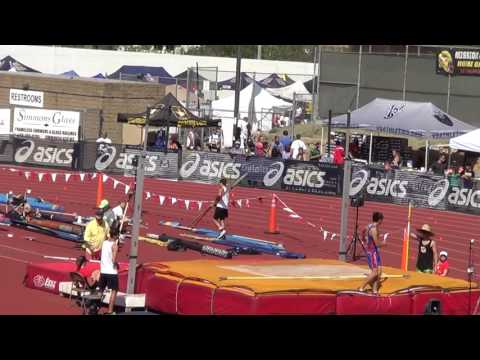 D Gandara & C Virga - VarB Pole Vault at OC Championships 4-22-17
