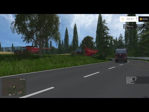 FS15 Grazyland Soil Mod Episode 1 - Harvest and CP Overloader Set Up