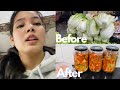 Buying ingredients from I.N.A market & making Kimchi at home🥗 | SONAL YADAV