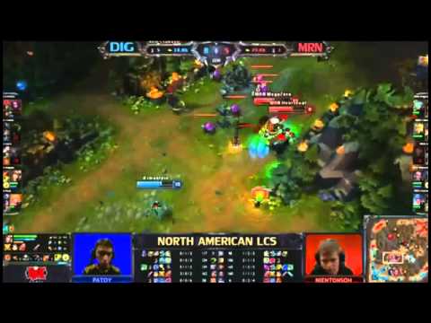 Dignitas Scarra Diana OP Vs MRN   Fan Made highlights   NA LCS W6D1 2013 MUST SEE