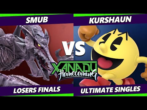 Xanadu Homecoming Losers Finals - Kurshaun (Pac-Man) Vs. smub (Ridley) Smash Ultimate - SSBU