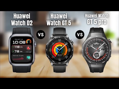 Huawei Watch D2 Vs Huawei Watch GT 5 Vs Huawei Watch GT 5 Pro