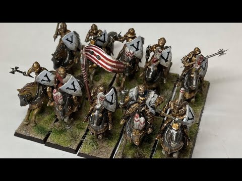 Let’s Look at Perry Miniatures Mounted Men-at-Arms | Plastic Miniature Review