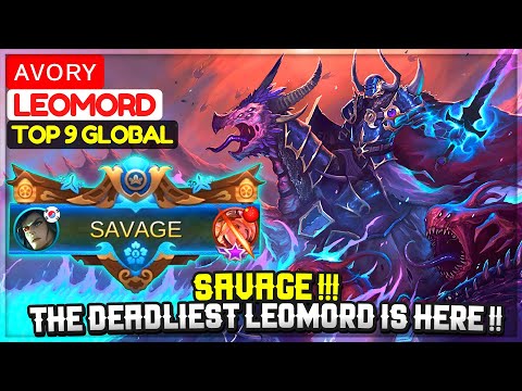 SAVAGE !!! The Deadliest Leomord Is Here !! [ Top 9 Global Leomord ] ᴀᴠᴏʀʏ - Mobile Legends