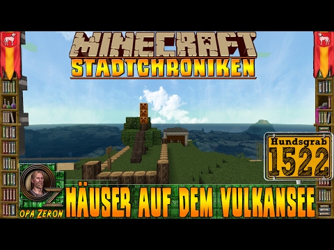 Minecraft Stadtchroniken [#1522] Stadtteil auf dem Vulkansee  [HD+Deutsch]