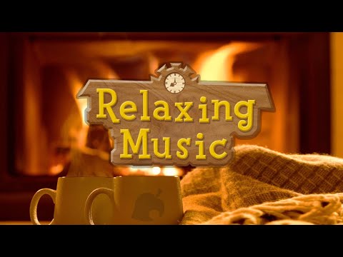 Animal Crossing • Relaxing Music with Fireplace Ambience 🔥 #tenpers