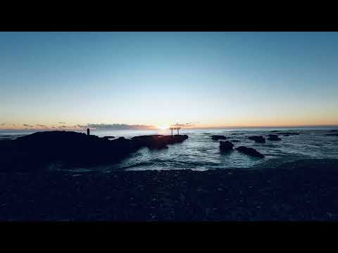 18/12/2021 Sunrise at Oarai Isosaki Shrine in Ibaraki, Japan,  DJI Action 2 Timelapse