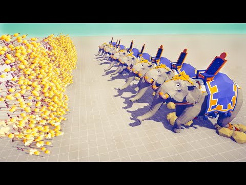 10x SACRED ELEPHANT vs EVERY GOD - Totally Accurate Battle Simulator TABS