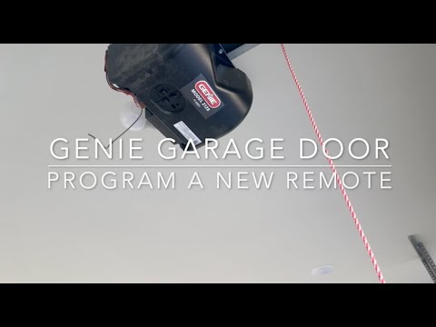 Genie Garage Door: Program a new remote in under a minute!