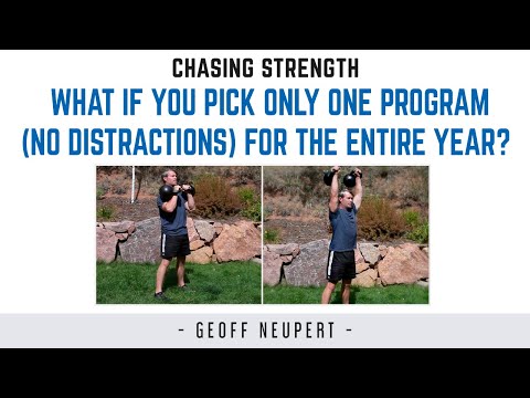 What if you just pick 1 kettlebell program and follow it without distractions, for the entire year?