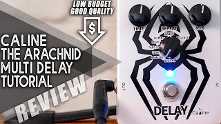 Video thumbnail for AWESOME Budget PEDAL | Caline CP-86 The Arachnid Multi DELAY | VIDEO REVIEW [NO TALK] by Perry Frank