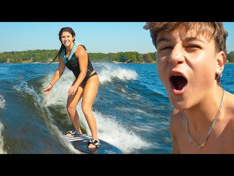 Family Lake Day On NEW Boat!