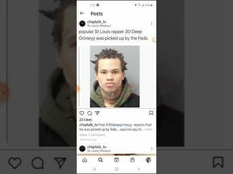 30DEEP GRIMEYY Got Picked Up By Feds For Gun Case‼️