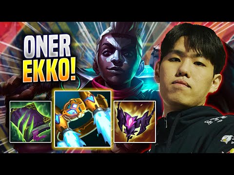 ONER IS A GOD WITH EKKO! - T1 Oner Plays Ekko JUNGLE vs Lee Sin! | Season 2023