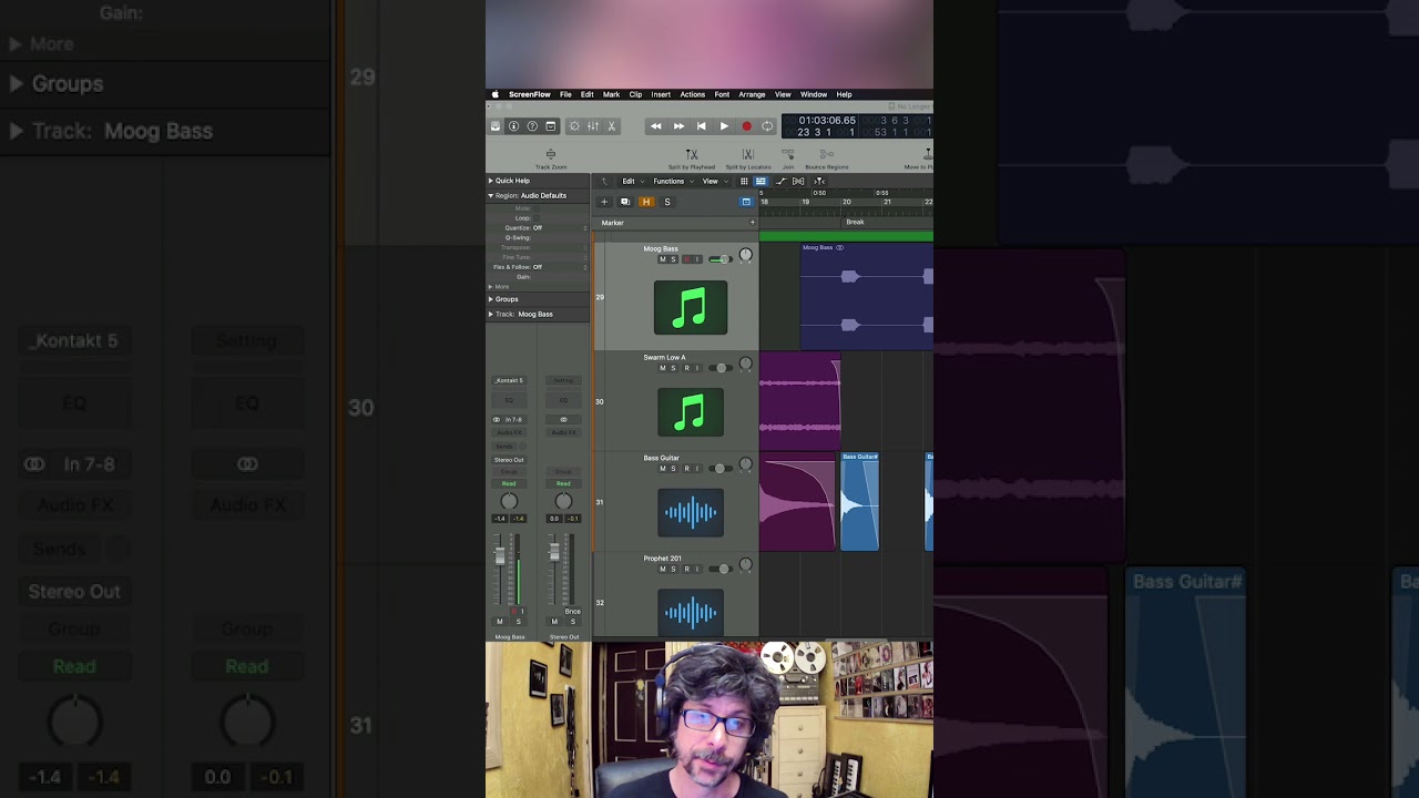 Logic Pro: Region Gain