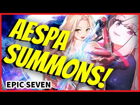 ae-Winter and ae-Ningning Limited Summons! 121 Club?🎲🎲 aespa Epic Seven