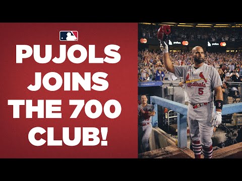 Albert Pujols gifts jersey to fan amid chase for 700 home run club