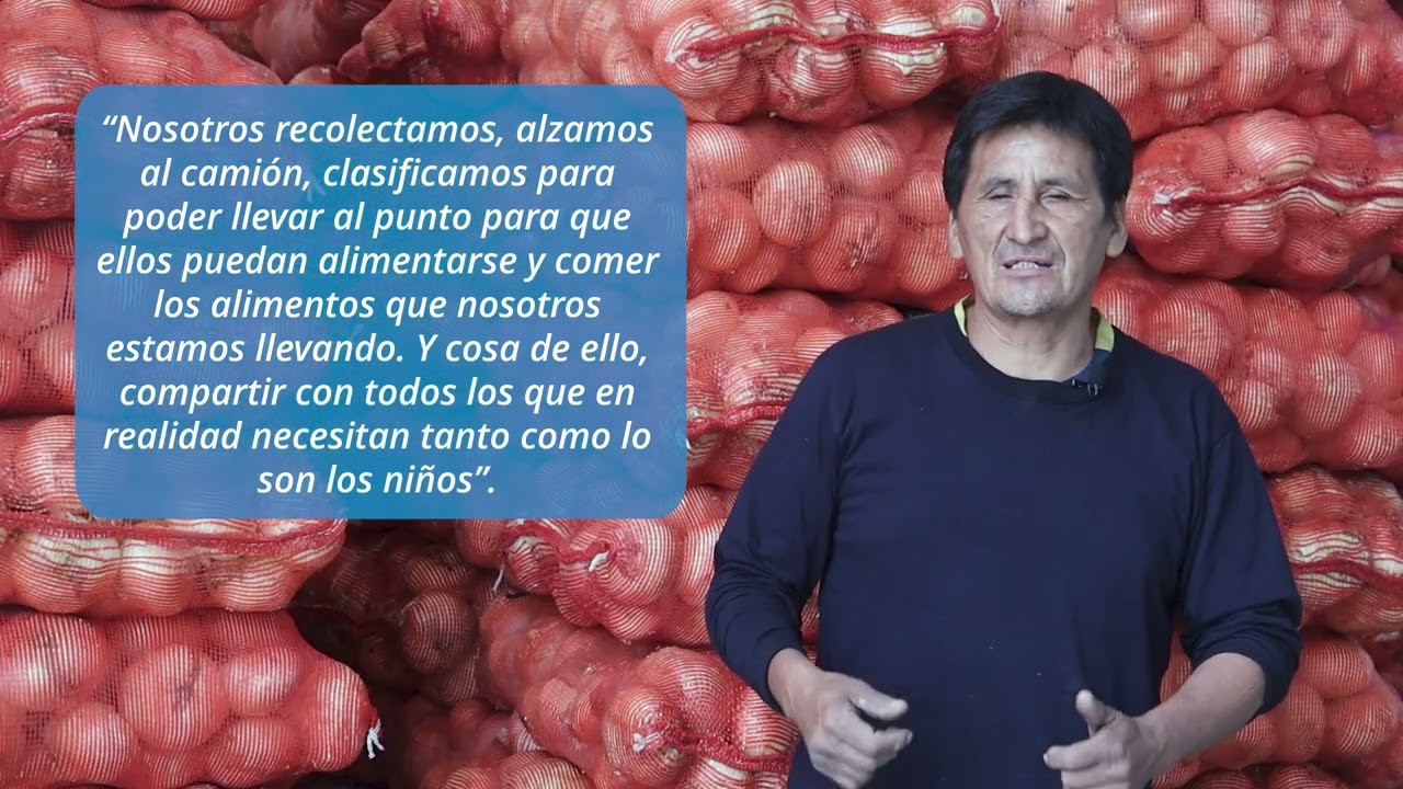 Perú: Movilización logística de alimentos rescatados | Carga de alimentos