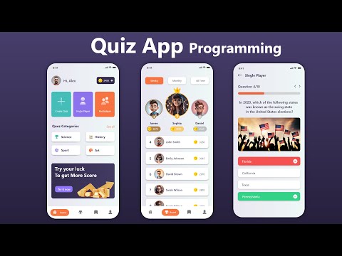 Quiz App Android Studio Kotlin Project tutorial - Quiz App Kotlin Programming
