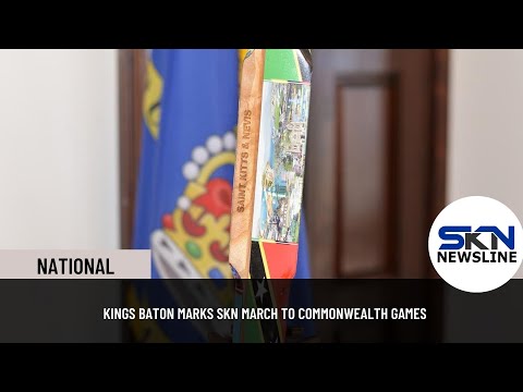 KINGS BATON MARKS SKN MARCH TO COMMONWEALTH GAMES