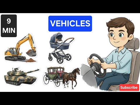 TRANSPORT | Learn 40 Vehicles! English Vocabulary Quiz (Beginner A1) 🚗