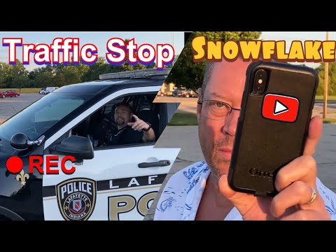 LAFAYETTE INDIANA TRAFFIC STOP AND A SNOWFLAKE