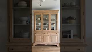 $100 HUTCH MAKEOVER 😮#furnitureflip #diy #shorts #furnituremakeover