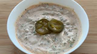 How To Make Jalapeno Ranch Dressing || Home Made Ranch Dressing