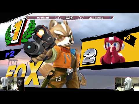 GAXS 2018 Smash 4 Bracket - StaticHAMR (Megaman) vs Overcast! (Fox)
