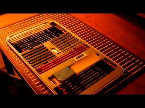 ASMR (HD)***Show & Tell***Artist Sketching Pencils/Softly Spoken/Tapping