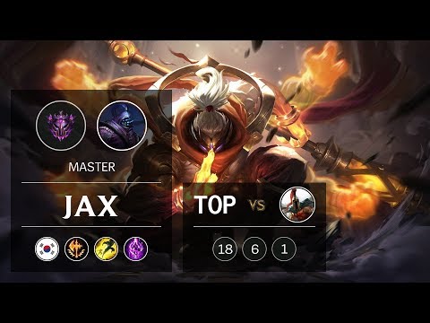 Jax Top vs Pantheon - KR Master Patch 9.6