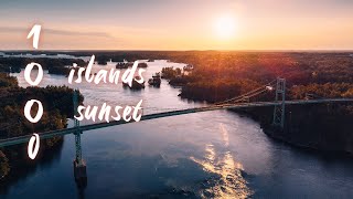 1000 Islands Sunset