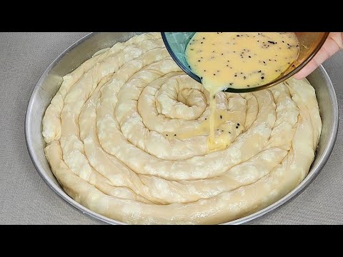 İNANILMAZ ‼️ ŞİMDİYE KADAR YEDİĞİM EN LEZZETLİ milföy GİBİ KAT KAT  ÇITIR ÇITIR EL AÇMASI BÖREK 💯