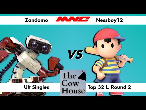 The Cow House - Top 32 - Loser's Round 2 - Zandomo (R.O.B) vs Nessboy12 (Ness)