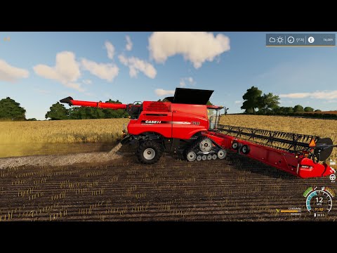 Chellington Valley (Ravenwood Farm) * Day 7 * Harvesting Soybean, Canola and Straw * FS 19