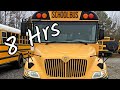 School Bus Sounds 8 Hours ASMR White Noise Sleep Relax Focus ASMR Schoolbus Asmr