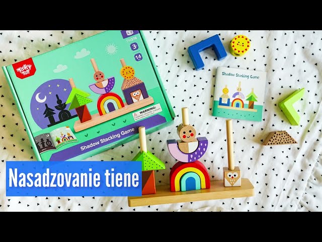 Nasazování stíny Logická hra pro děti Tooky Toy